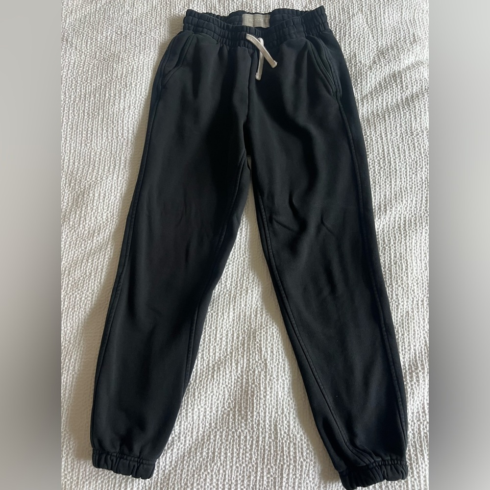 Everlane Women’s Organic Cotton Black Joggers – Size XXS (Like New)